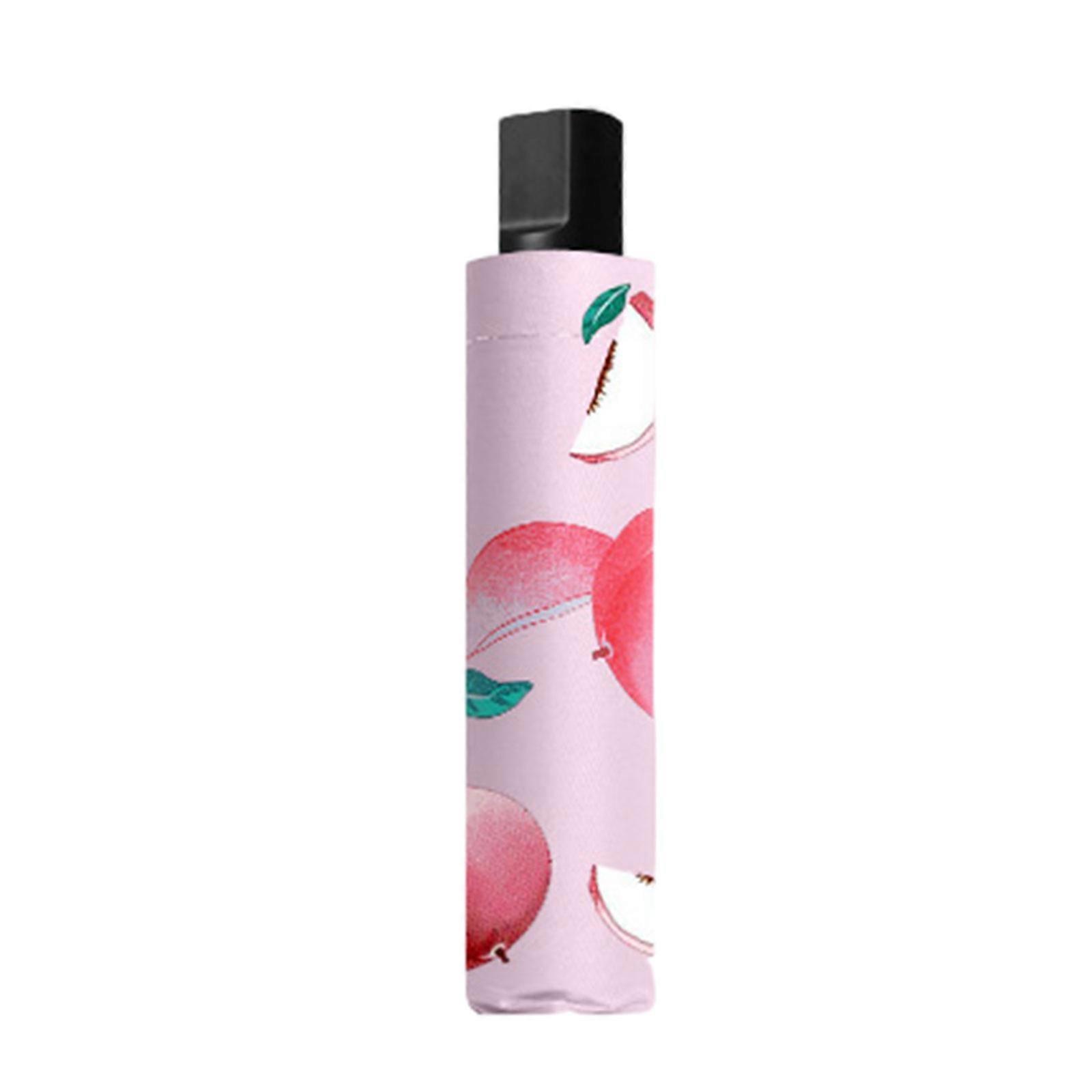 Portable Sun Blocking Umbrellas With Resistant Black Coating, Fruit