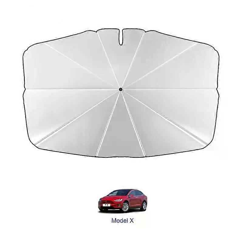سيارة الزجاج الأمامي واقية من الشمس مظلة حماية من الأشعة فوق البنفسجية واقي الشمس النافذة الأمامية غطاء الظل للشمس لتسلا موديل 3 / Y / X / S سلسلة