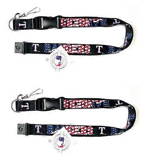 Texas Rangers MLB Stars & Stripes Lanyard 2 Pack