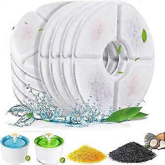 8er-Pack Katzen-Wasserbrunnenfilter, Katzenbrunnenfilter, Haustierbrunnen-Ersatzfilter mit Harz und Aktivkohle, Tower EPJ