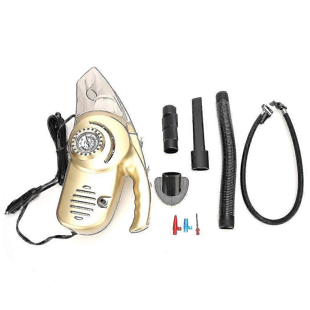 4 In 1 12v Wet And Dry Dual Use Multifunction Air Pump Car Vehicle Cleaner Dust Collector