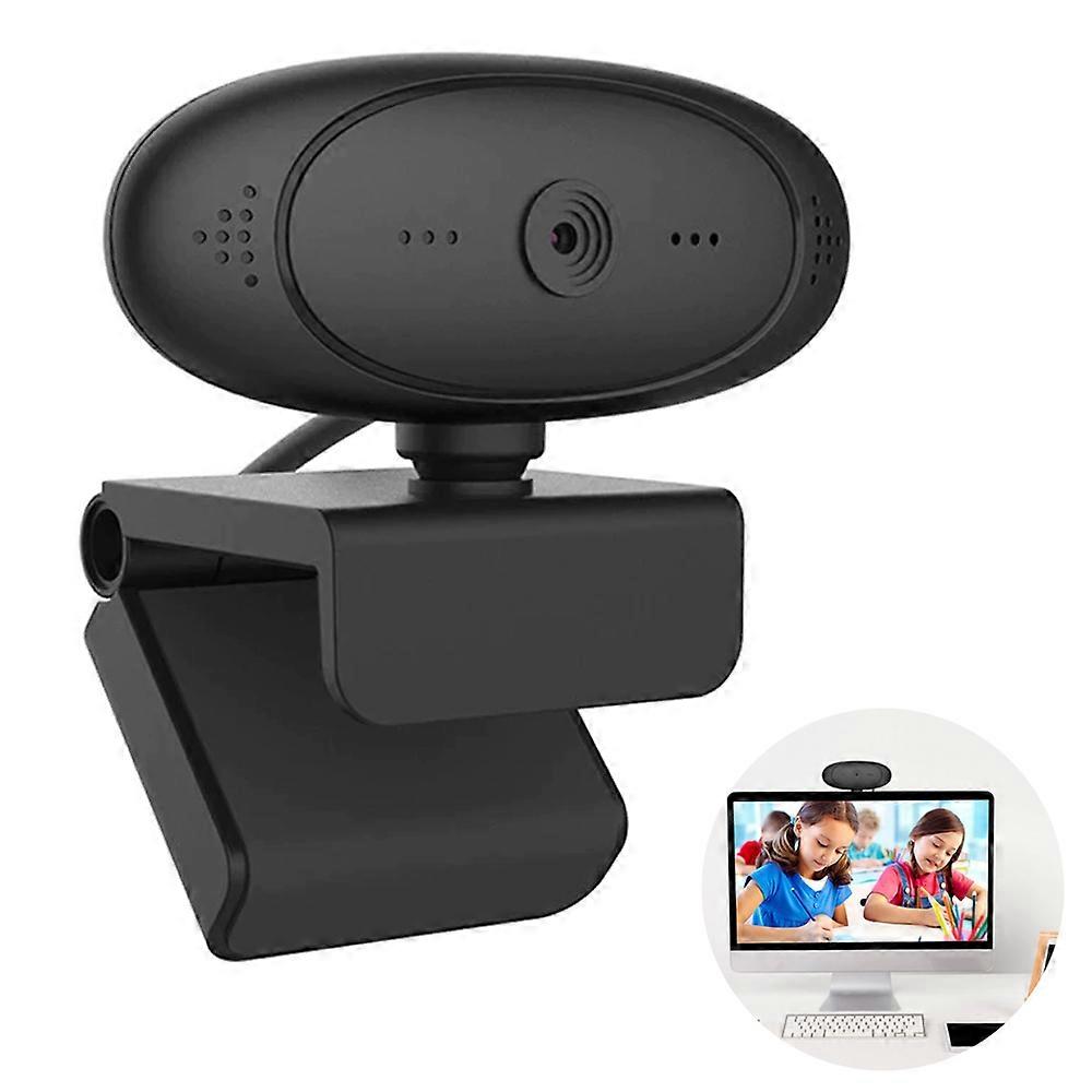 1080P Webcam with Microphone, Drive-Free USB HD Web Camera for PC/Mac/Laptop/MacBook/Tablet