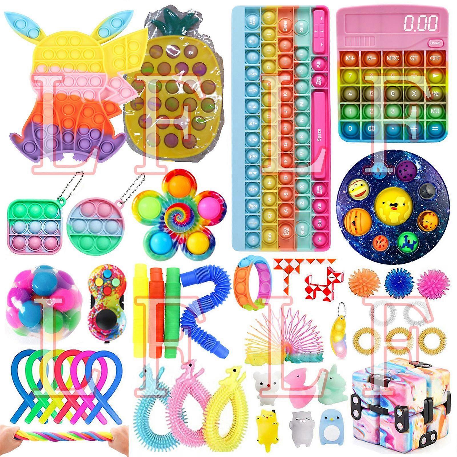TG18572G1 # Christmas venting and stress relief toy set fidget cube knitting net SQUISHY FOXMIND