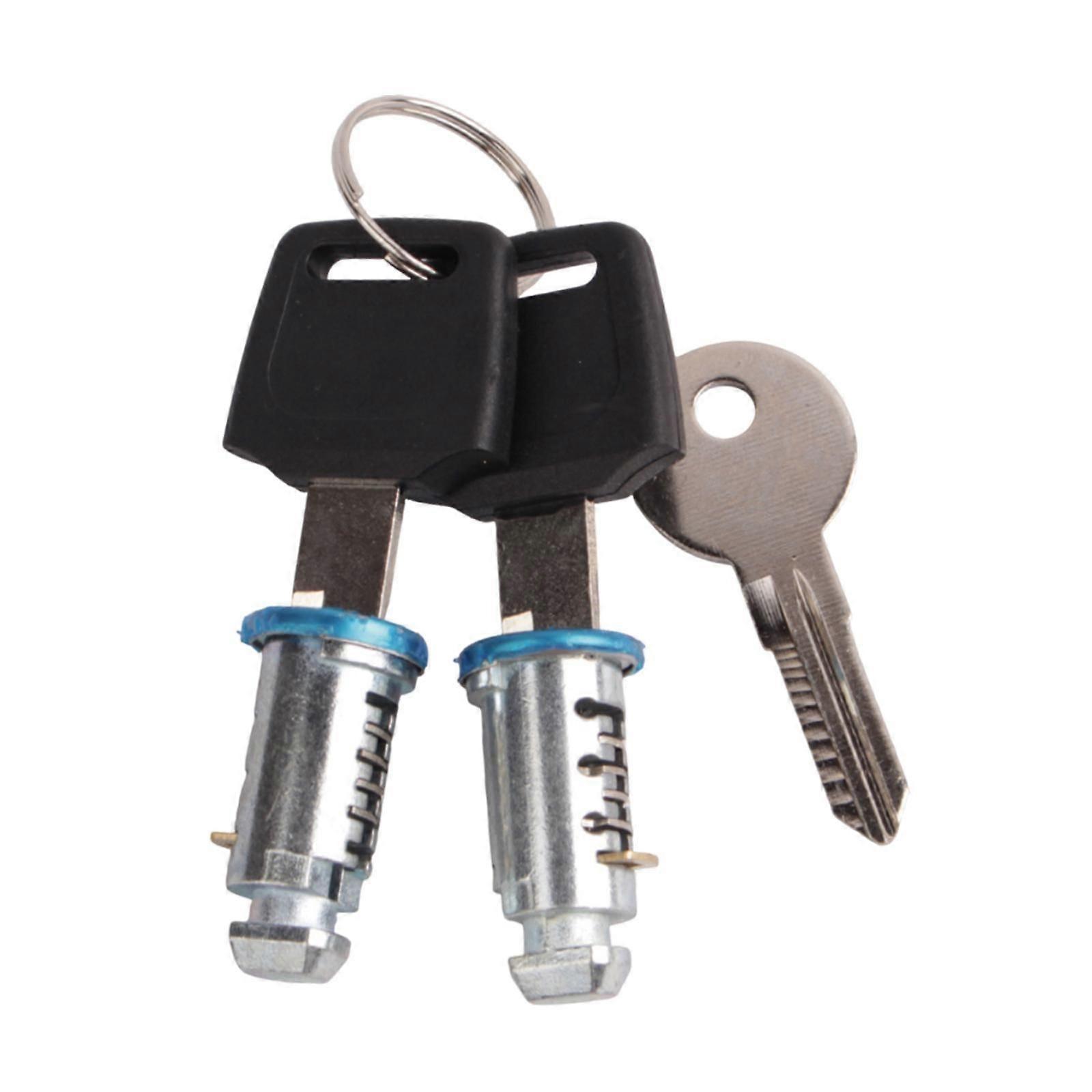 Roof Rack Locks Roof Rack Cross Lock Key Kit Premium Cargo Bar Lock with Key 2 Lock Cores