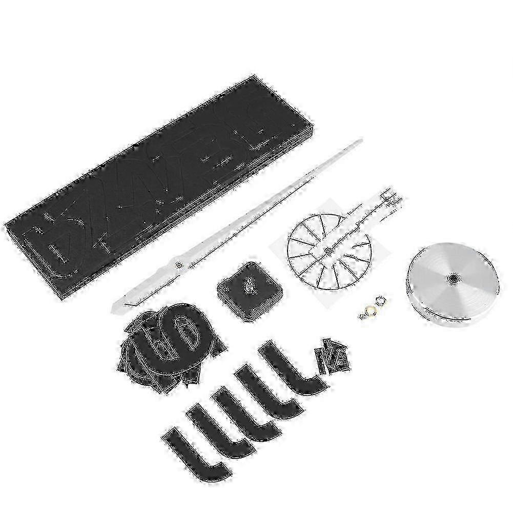 Wall Clock 3D Mirror Surface, DIY Kit