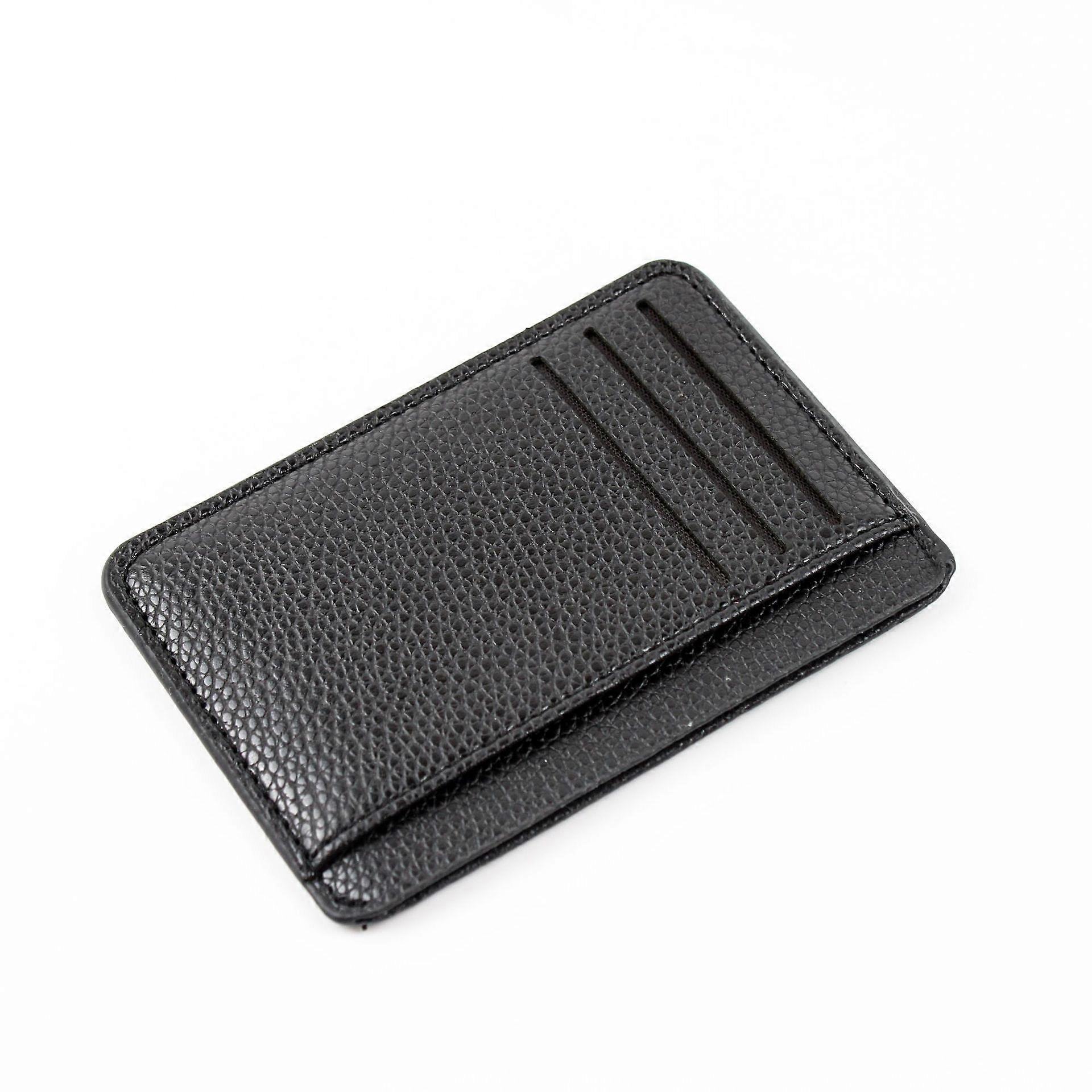 محافظ للرجال والنساء RFID الجيب الأمامي حامل بطاقة الجلدية محفظة