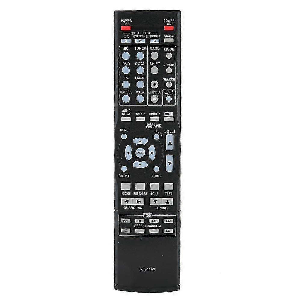 ABS Durable Wear Resistant Black Controller Remote Control compatiblement Accessory compatible DENON RC-1149