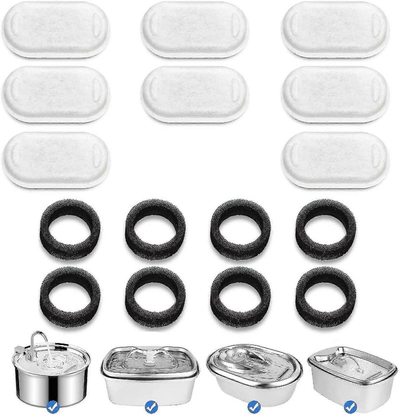 نافورة مياه للقطط 108 أوقية / 3.2 لتر مع ضوء LED ومضخة هادئة وفلتر من 3 مراحل للقطط الأليفة المتعددة