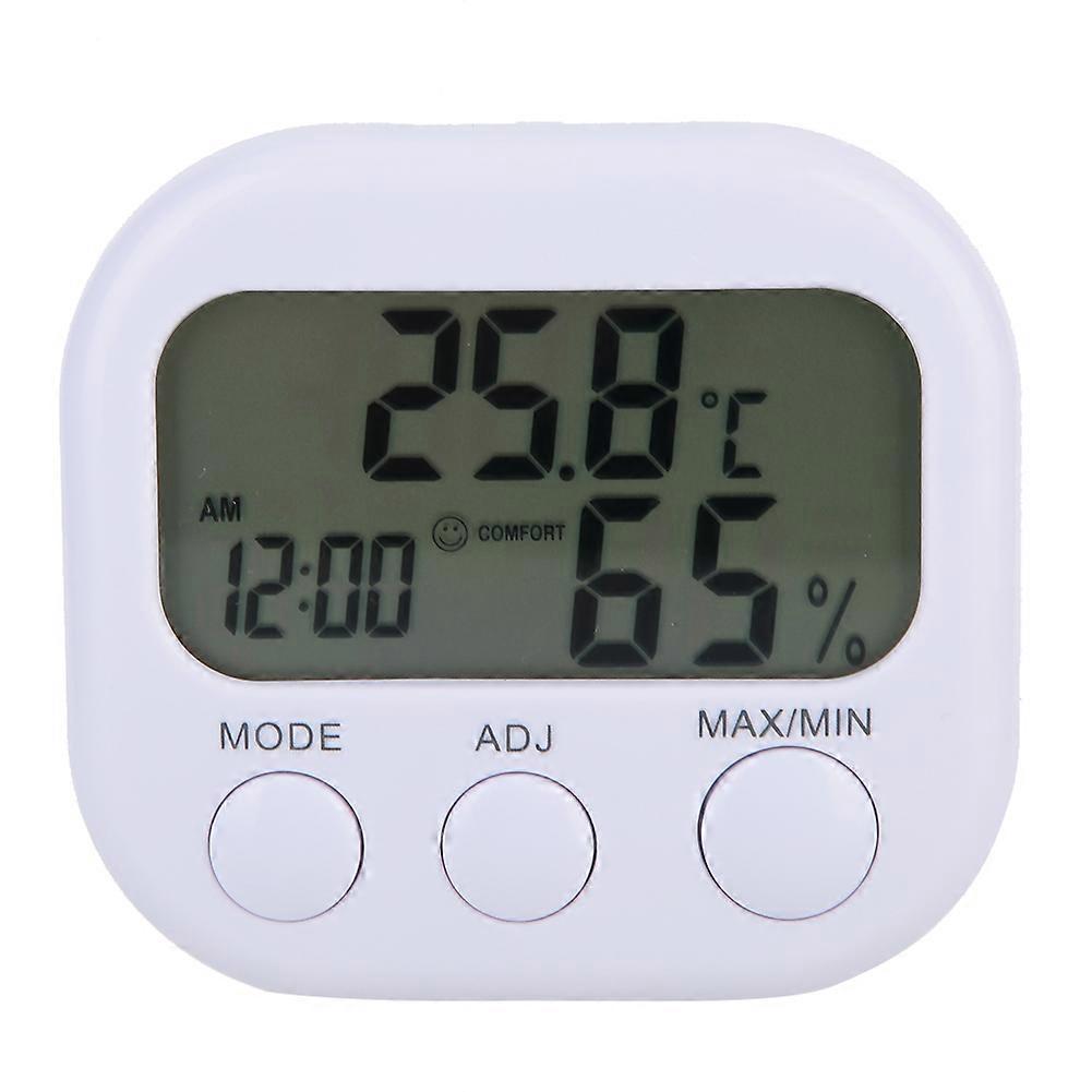 LCDディスプレイウェザーステーション、信頼性の高い屋内屋外温度計用のデジタル温度計湿度計、大きなクリアスクリーンにより、読みやすく、