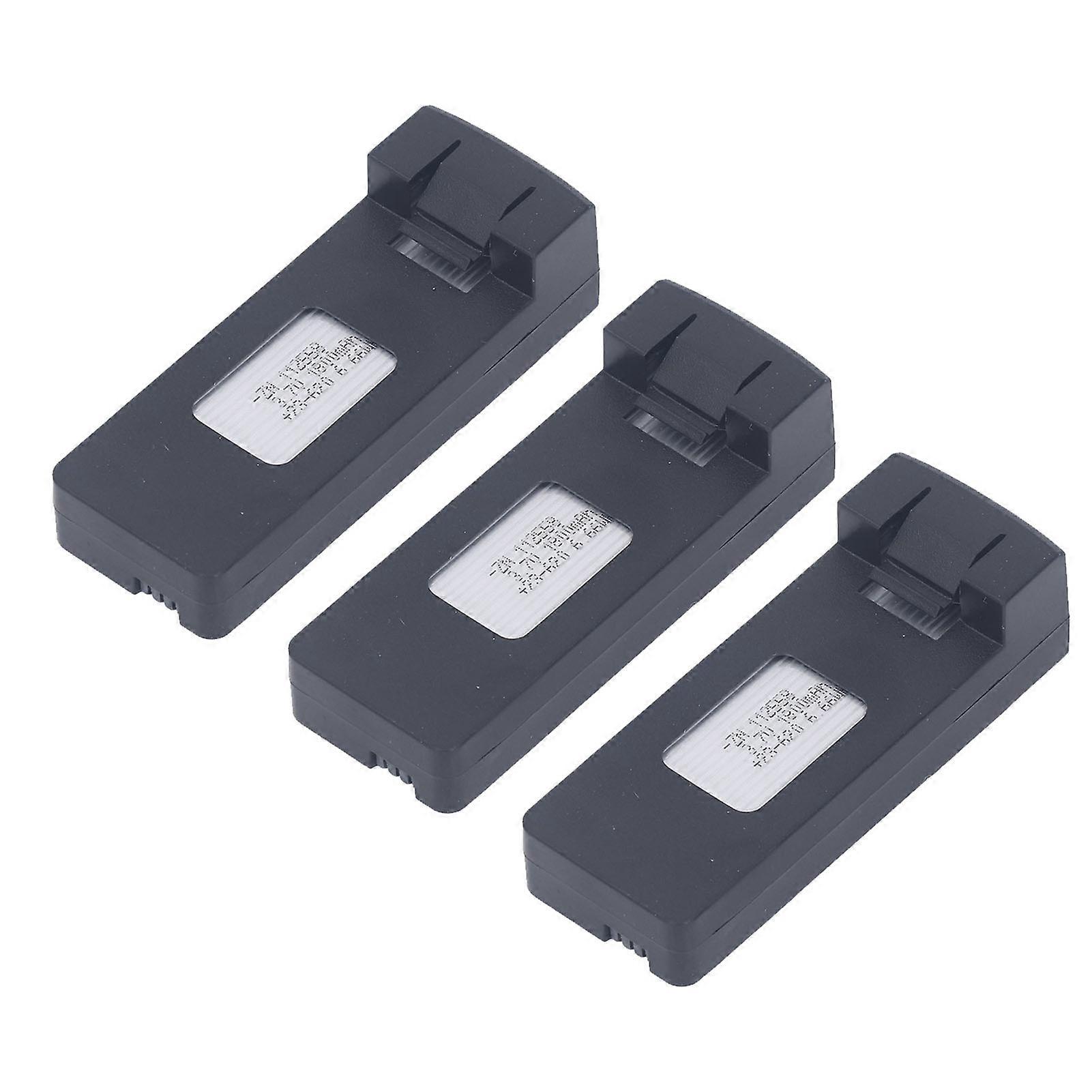 3pcs 1800mAh Lithium Battery for RC Drone with Charging Cable for F196 Aircraft