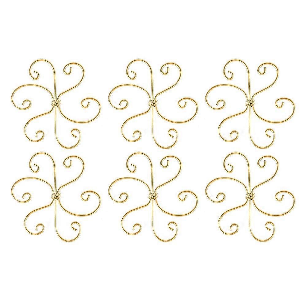 6pcs Plant Stem Support, Metal Monstera Plant Support