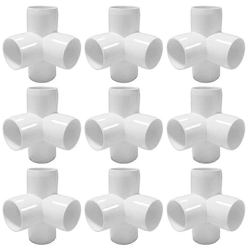 4Way 1/2 in Tee PVC Fitting Elbow - Build Heavy Duty PVC Furniture
