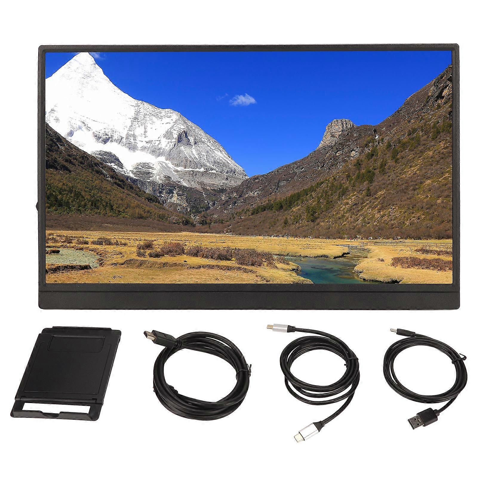 Portable Monitor 1080P 17.3 Inch IPS HDR HD Multimedia Interface Type C External Display XBOX for PS5 Phone PC