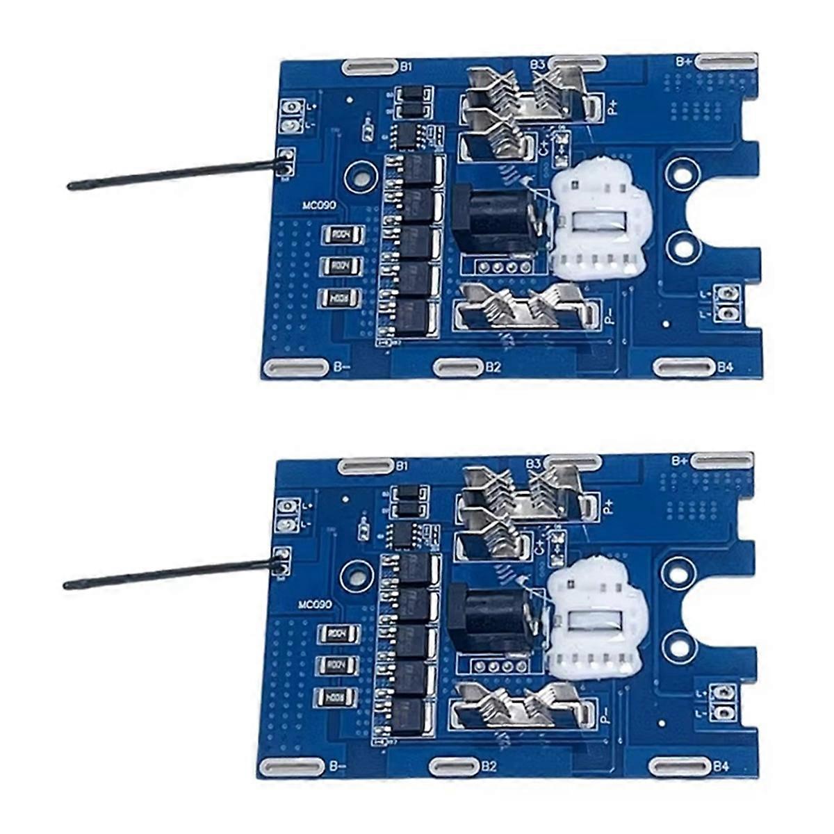 2Pcs Battery Protection Board 5S 21V 25A for Power Tool