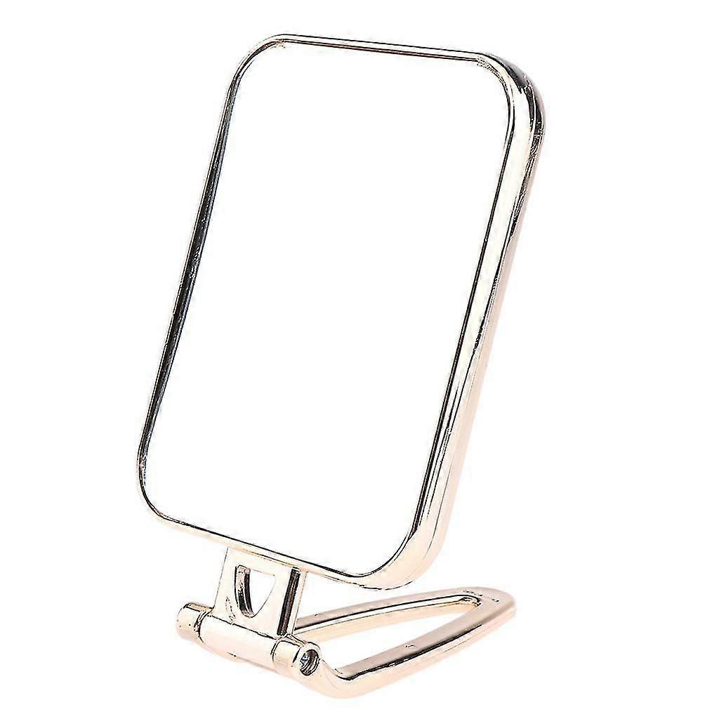 2026 New Portable Folding Vanity Tabletop Travel Makeup Shaving Compact Mirror Gold