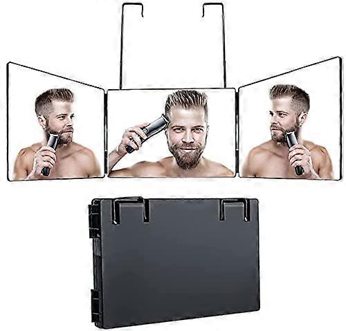 Trifold Mirror for Hair Cutting with Adjustable Size