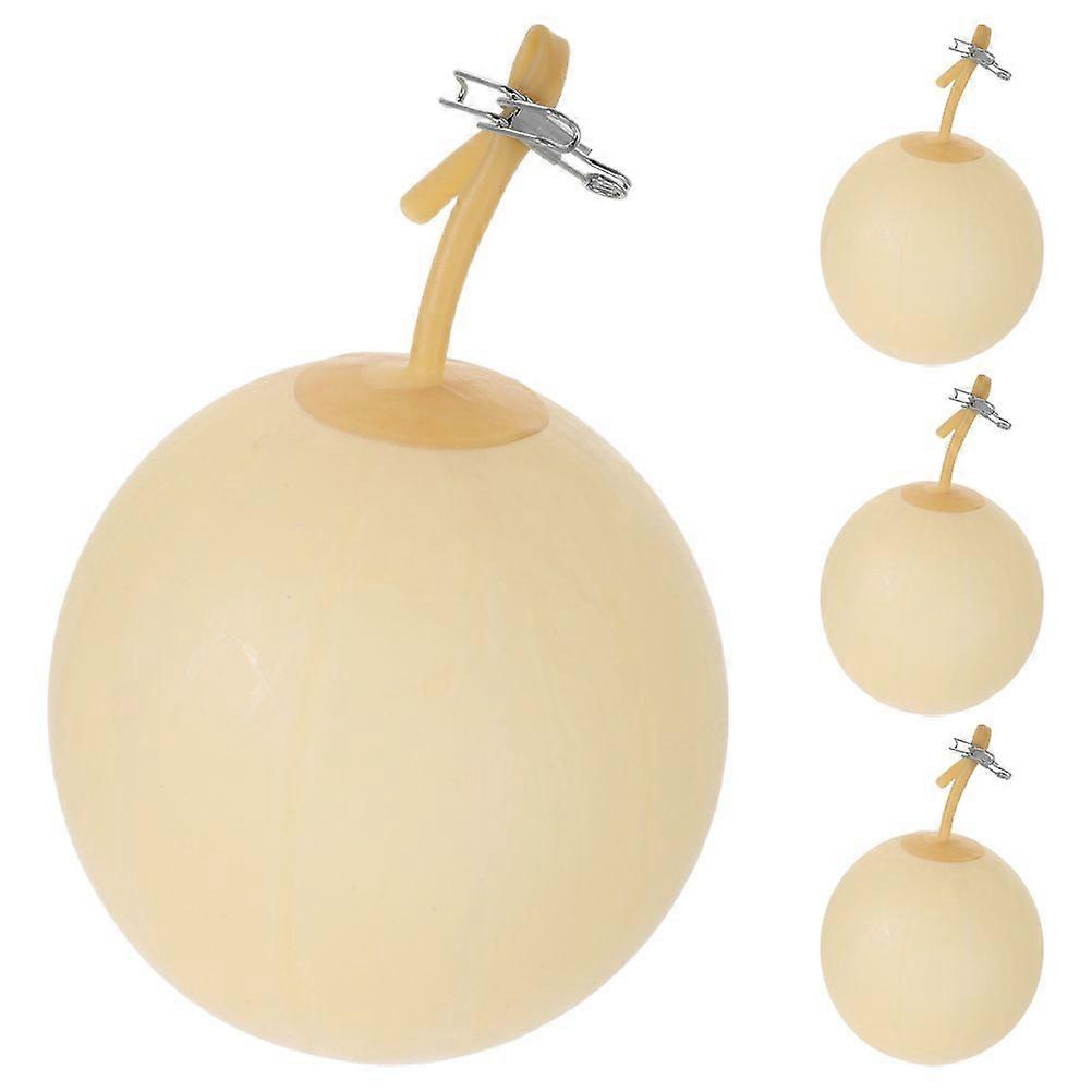 4pcs Gas Sampling Collector Tool Latex Gas Sampling Bladder Rubber Laboratory Balloon Bladder Inflatable Sampling Gas Bladder with Clip
