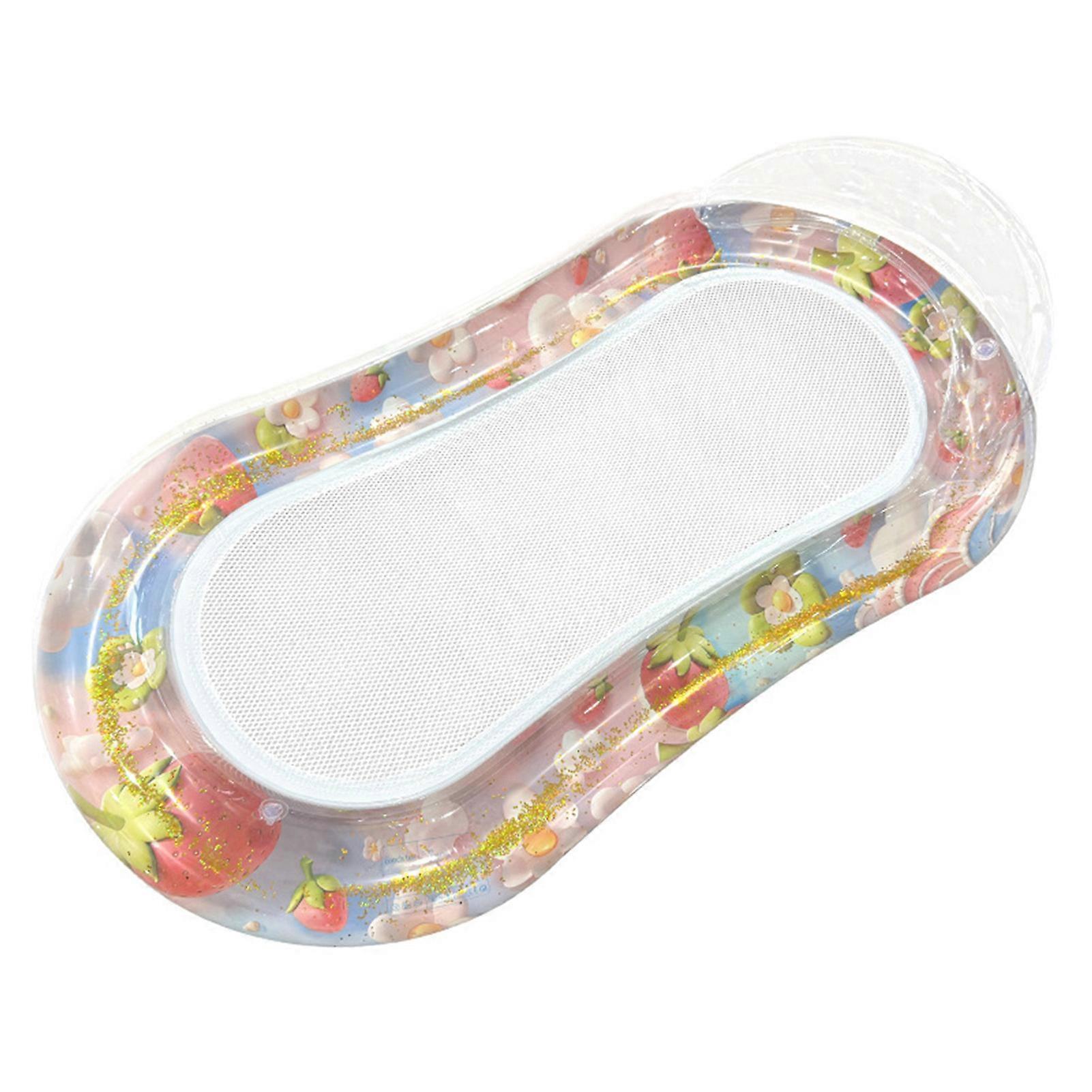 Inflatable Water Floating Bed Foldable Inflatable Space Saving Floating Bed