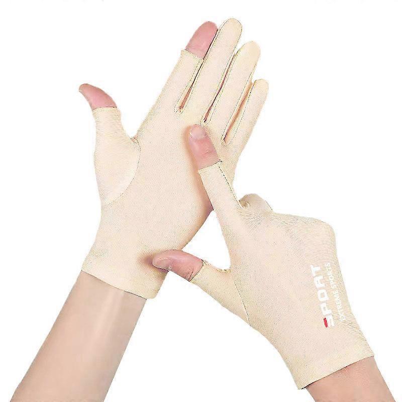 Anti-UV Mnner Frauen Angelhandschuhe Sonnenschutz Anti-Rutsch Feder  Atmungsaktive Radfahren Sport Handschuhe Angeln | Fruugo DE