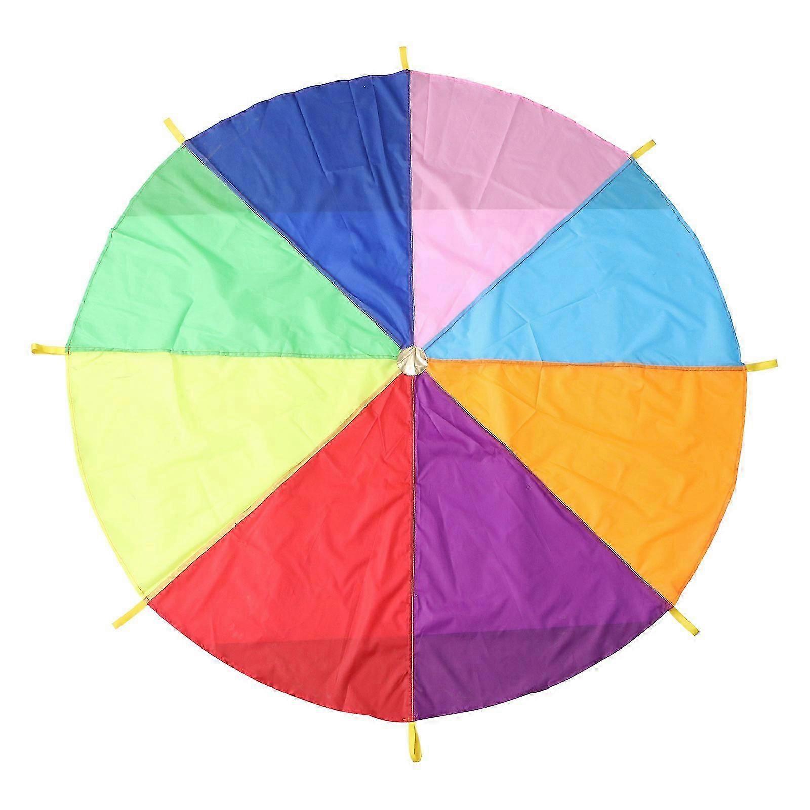 2 M Rainbow Parachute Παιδικό αλεξίπτωτο Αλεξίπτωτο 6ft Αλεξίπτωτο 12ft Παίξτε Αλεξίπτωτο