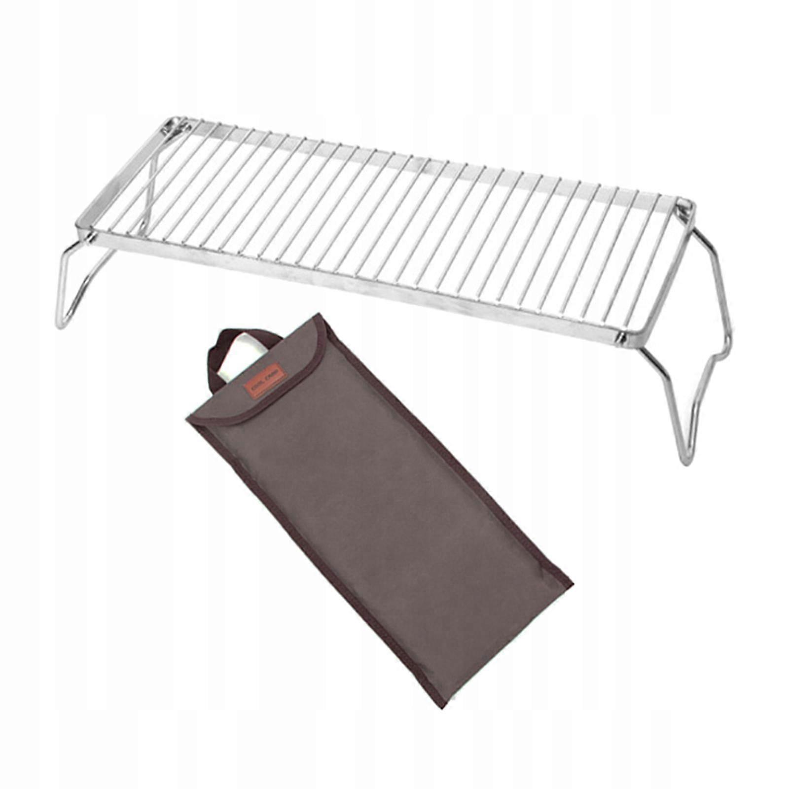 Folding Fire Grill Steel Grate