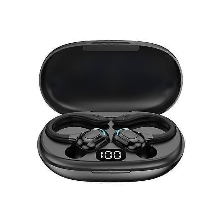 F8 Hanging Ear Stereo Wireless Bluetooth Earphones With Charging Bin