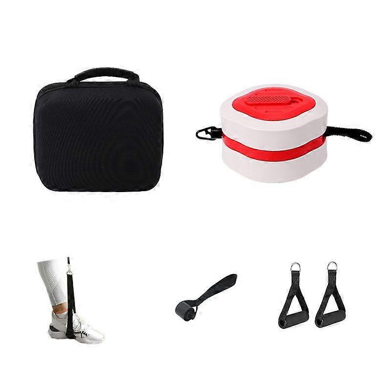 Automatic Rebound Shrink Tension Rope 2 Handles Red