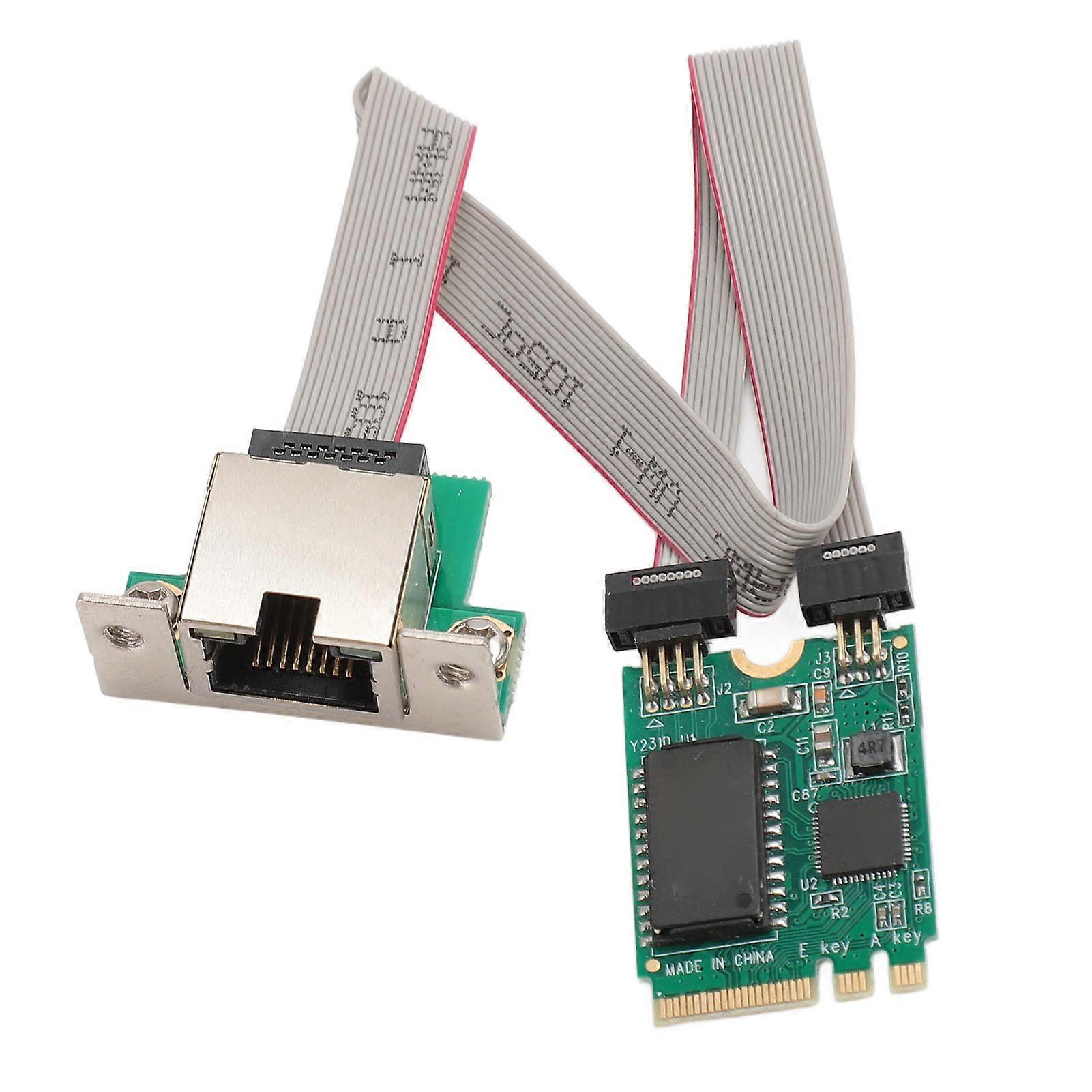 Mini PCIE Gigabit Adapter Ethernet Card 10/100/1000Mbps Rate Full Half Duplex Adaptive Network