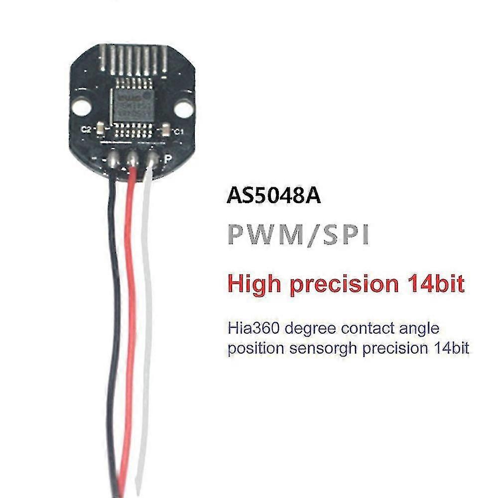 As5048 Magnetischer Encoder Sets Pwm Spi Schnittstelle Präzision 14 Bit Keine Bürstenhalter As5048a Drehsensor für bürstenlosen Motor