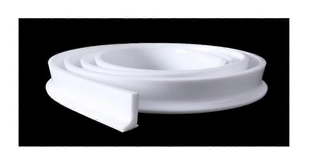 Shower door bottom seal strip, keeps water within threshold, dry wet separation, Black 6m/236 inch