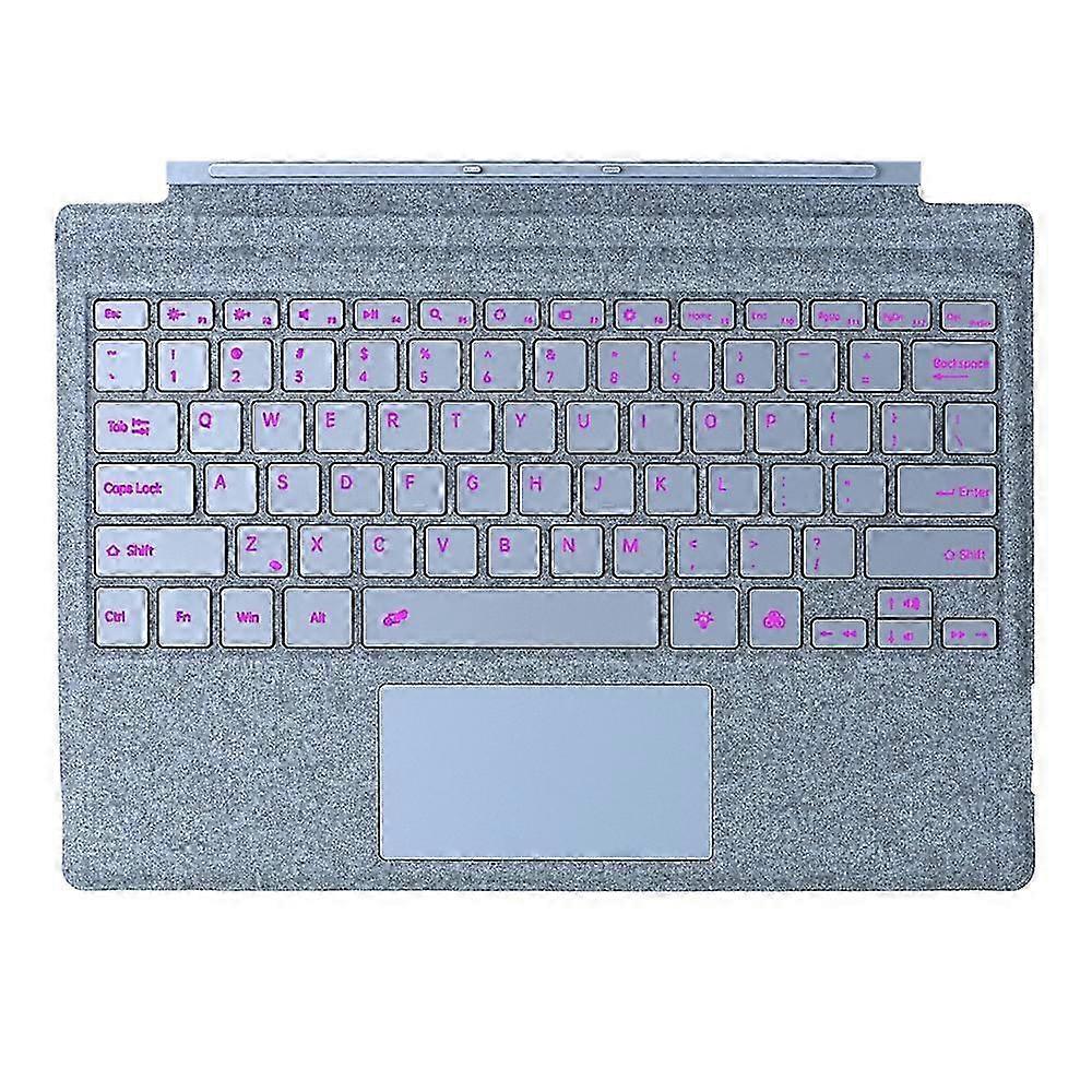 Tablet with Colorful Backlit Keyboard Compatible with Microsoft Surface Pro 7+ and Other Models Bluetooth-enabled