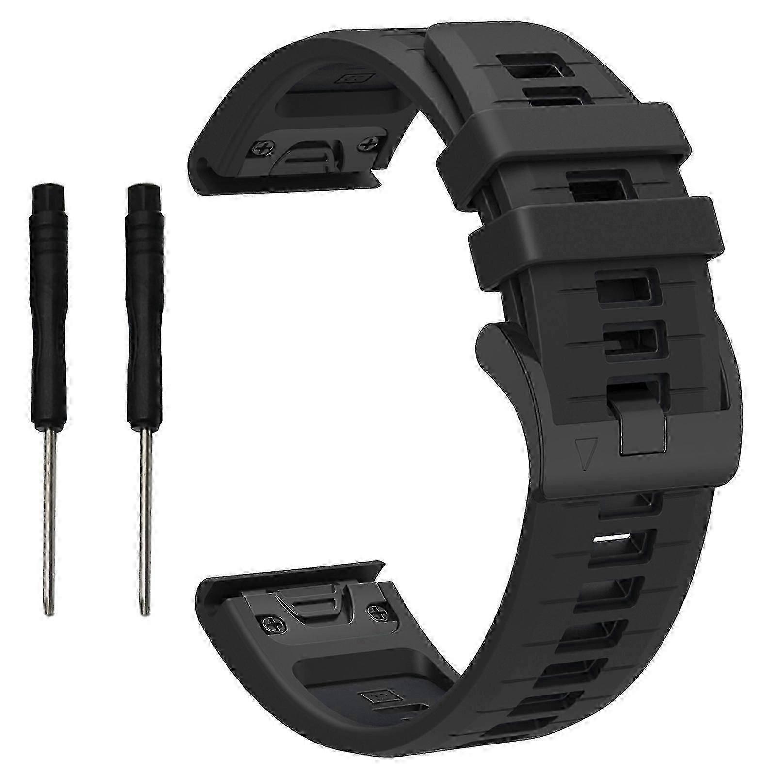 For Garmin Fenix 8 51mm/ Enduro 3/ Fenix 7x/ 7x Pro Quick Release Watch Band Dual Color 26mm Silicone Wrist Strap  hk
