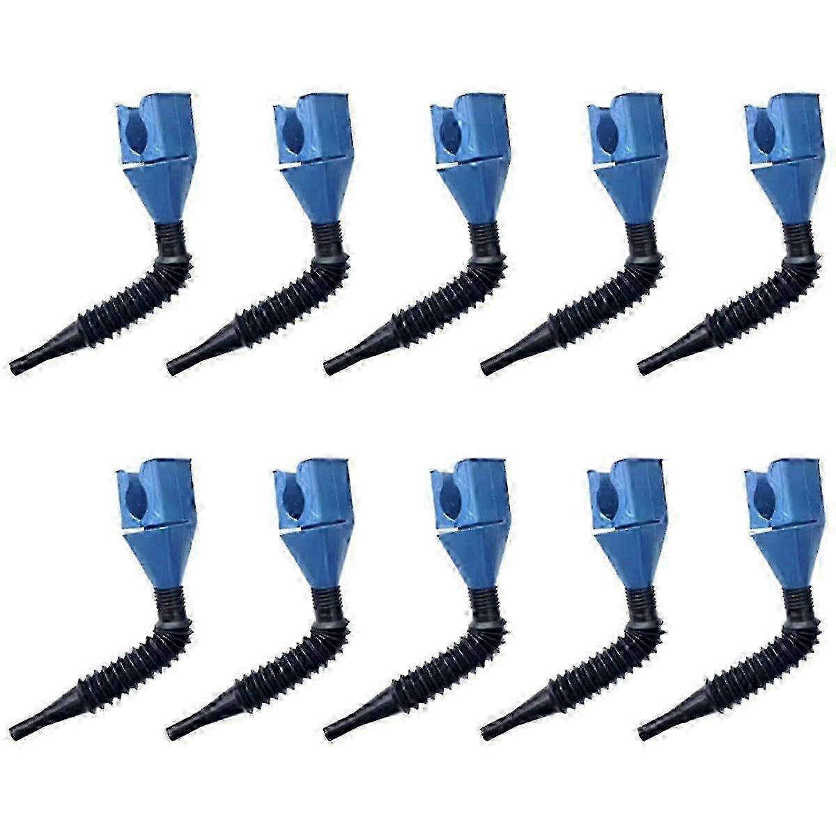 10Pcs Foldable Plastic Car Motorcycle Refueling Oil Funnel
