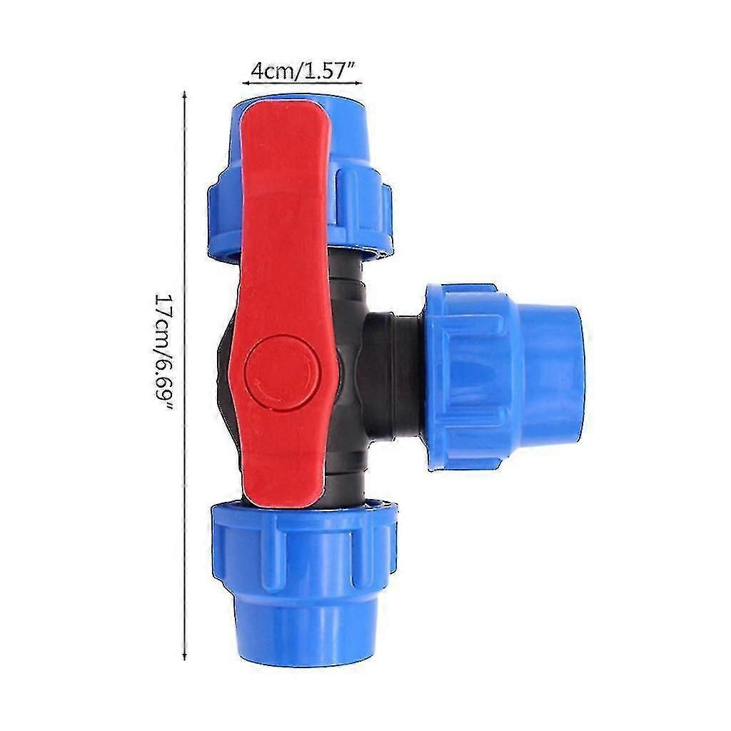 3 Way Diverter T Shape Valve Connector Quick Connect Plastic Three-way Valve