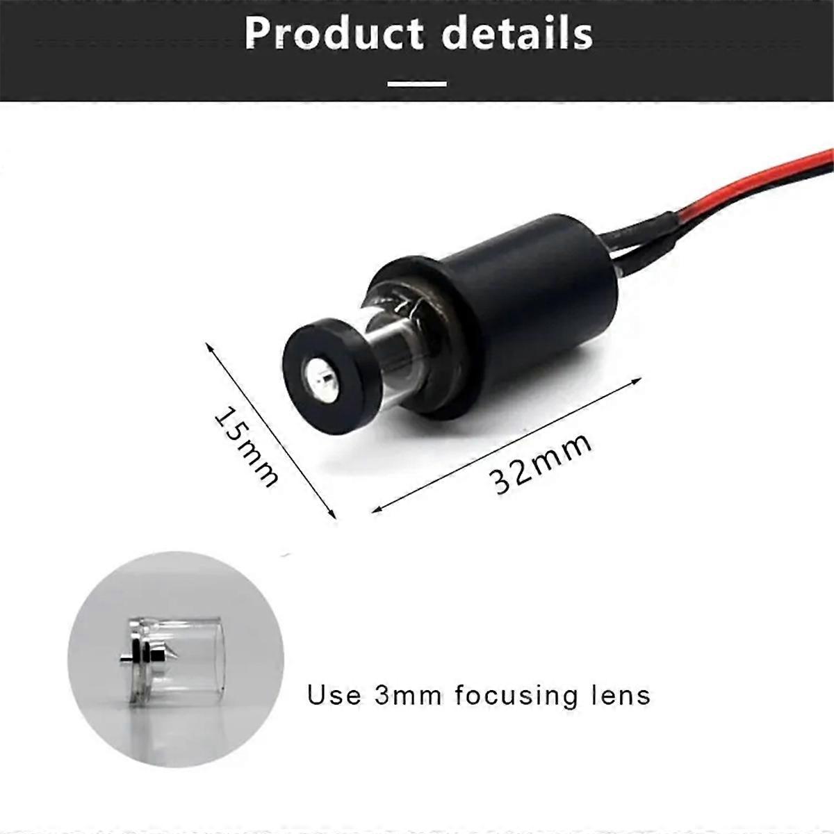 New 360 Degree Omnidirectional Level Laser Module 520nm Green Light 2.3-5V Voltage Drive Use for Las
