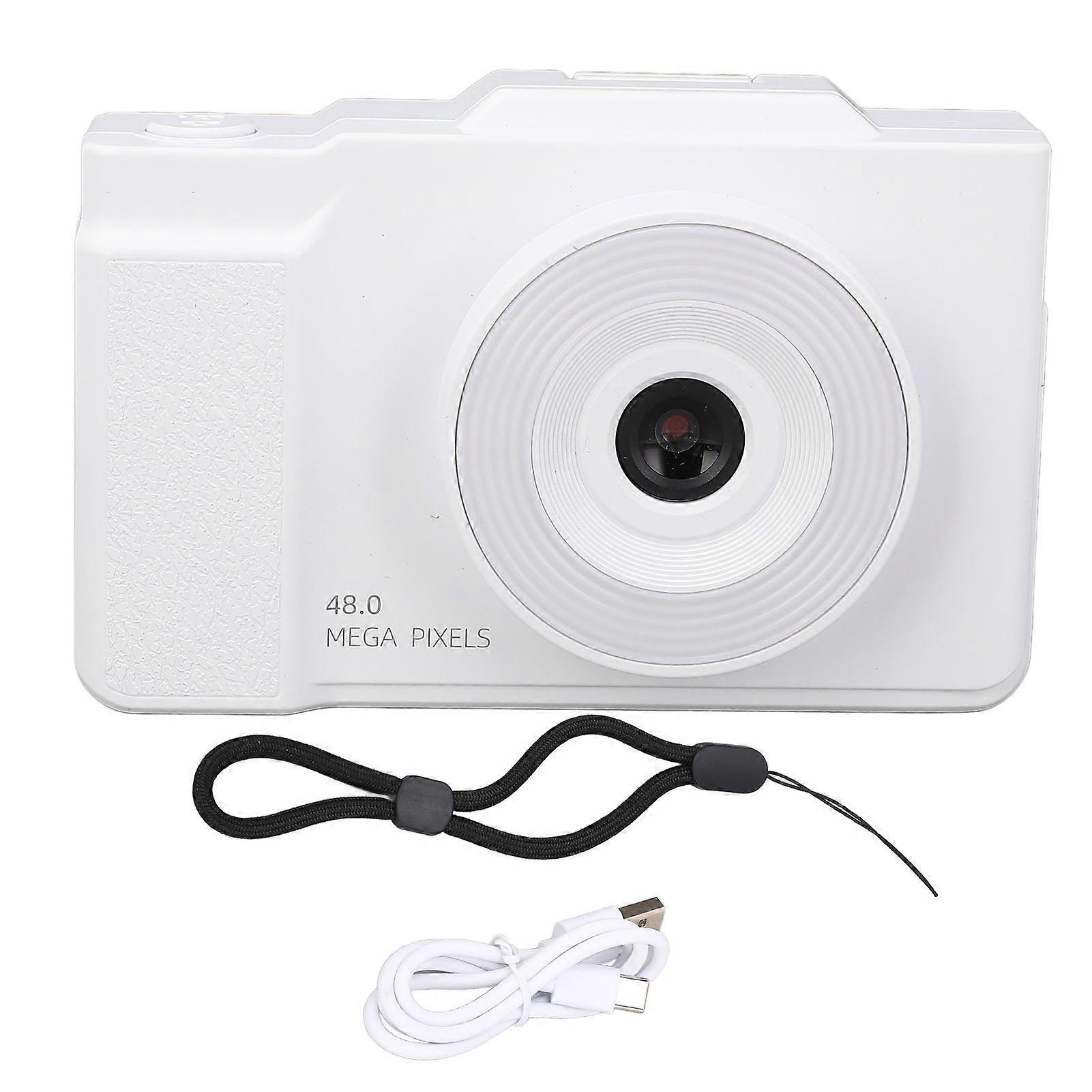 48MP Vintage CCD Digital Camera | 1080P, Dual Cameras, Fill Light, Perfect for Teens