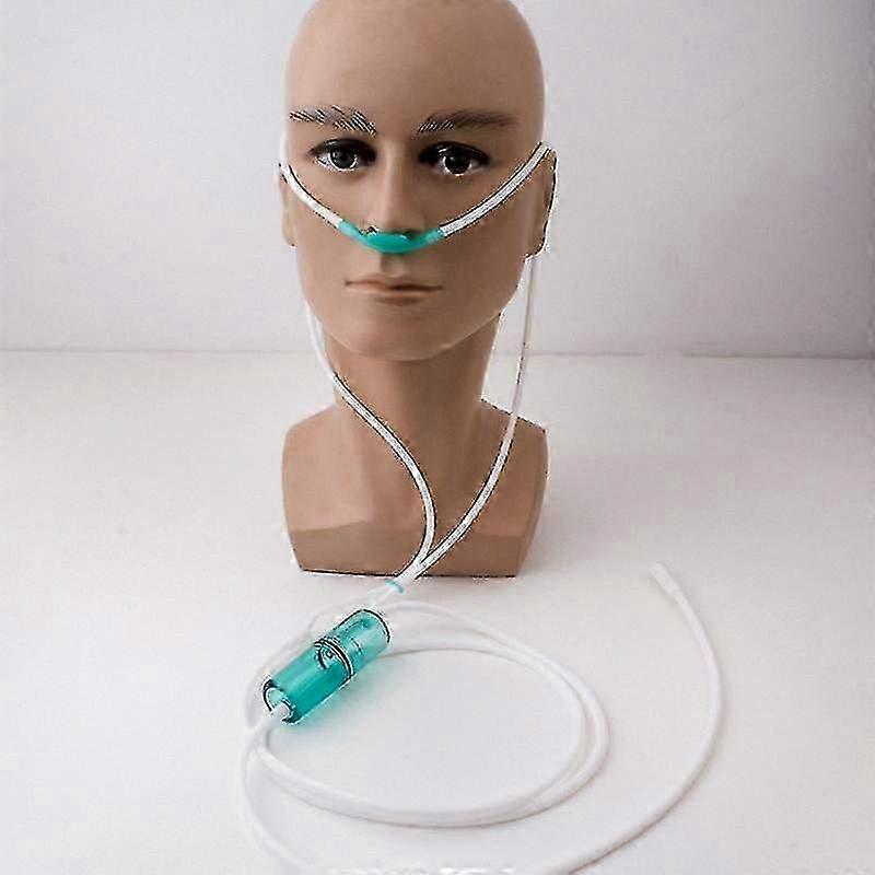 Elastic Silicone Nasal Oxygen Cannula Tube (5/3/2/1.5m) - Durable and Deform Resistant, Compatible with Reliable Oxygen Therapy Solutions