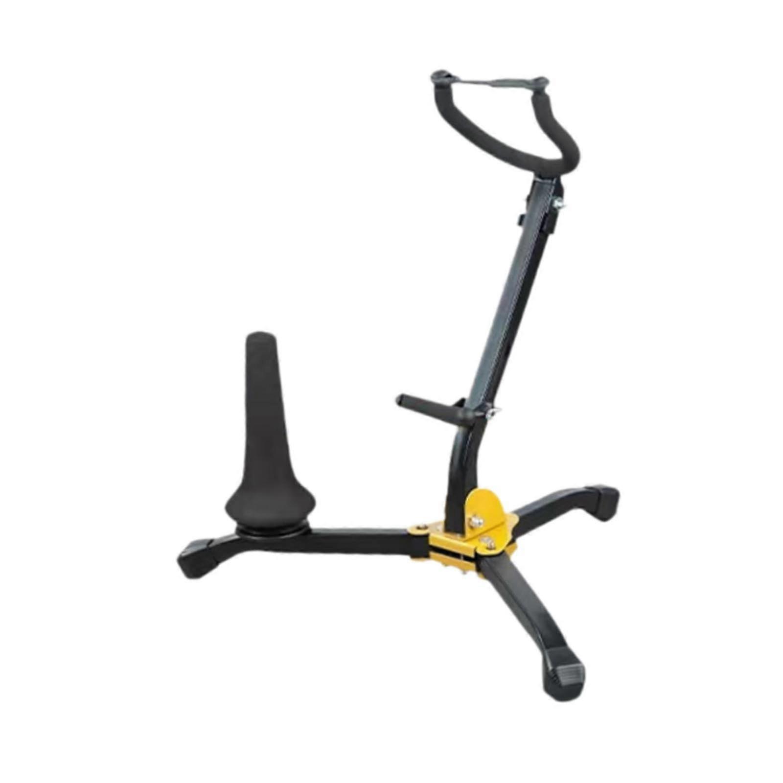 Foldable Saxophone Stand for Alto and Tenor Saxophones, Lightweight Tripod Holder, Compact Design, Adjustable Height