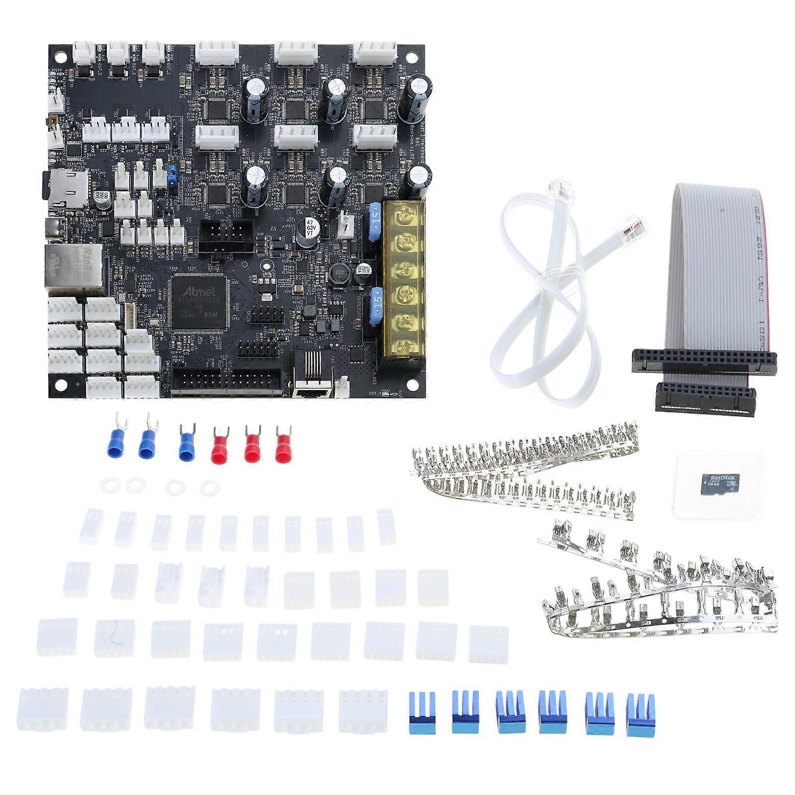 Upgrade Cloned Duet 3 6HC Controller Board Duet 3 Advanced 32bit Motherboard für BLV MGN Cube 3D-Drucker CNC-Maschine