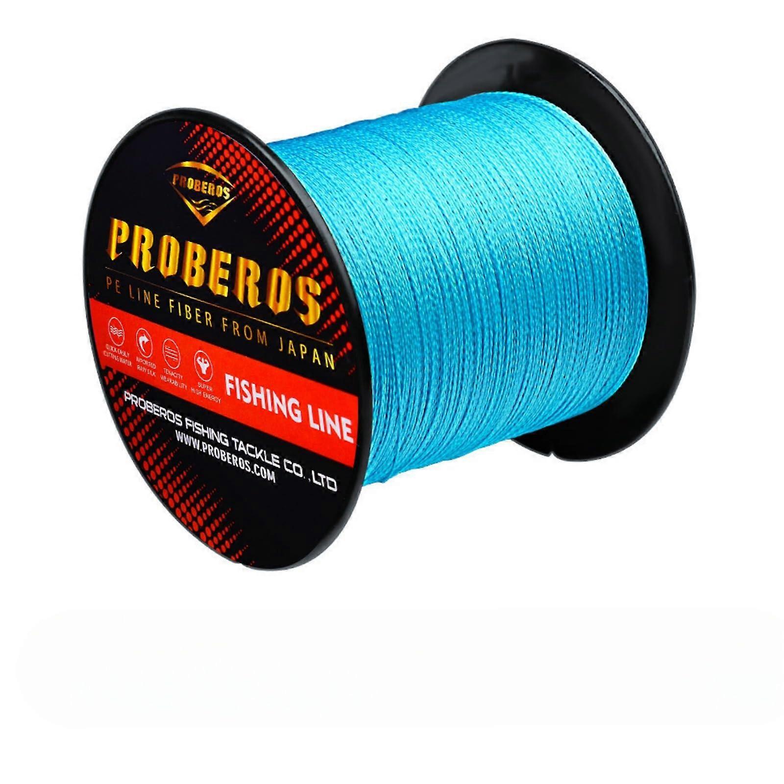 PE Braided Fishing Line 4Way Braiding 0.1mm 2.7kg Blue