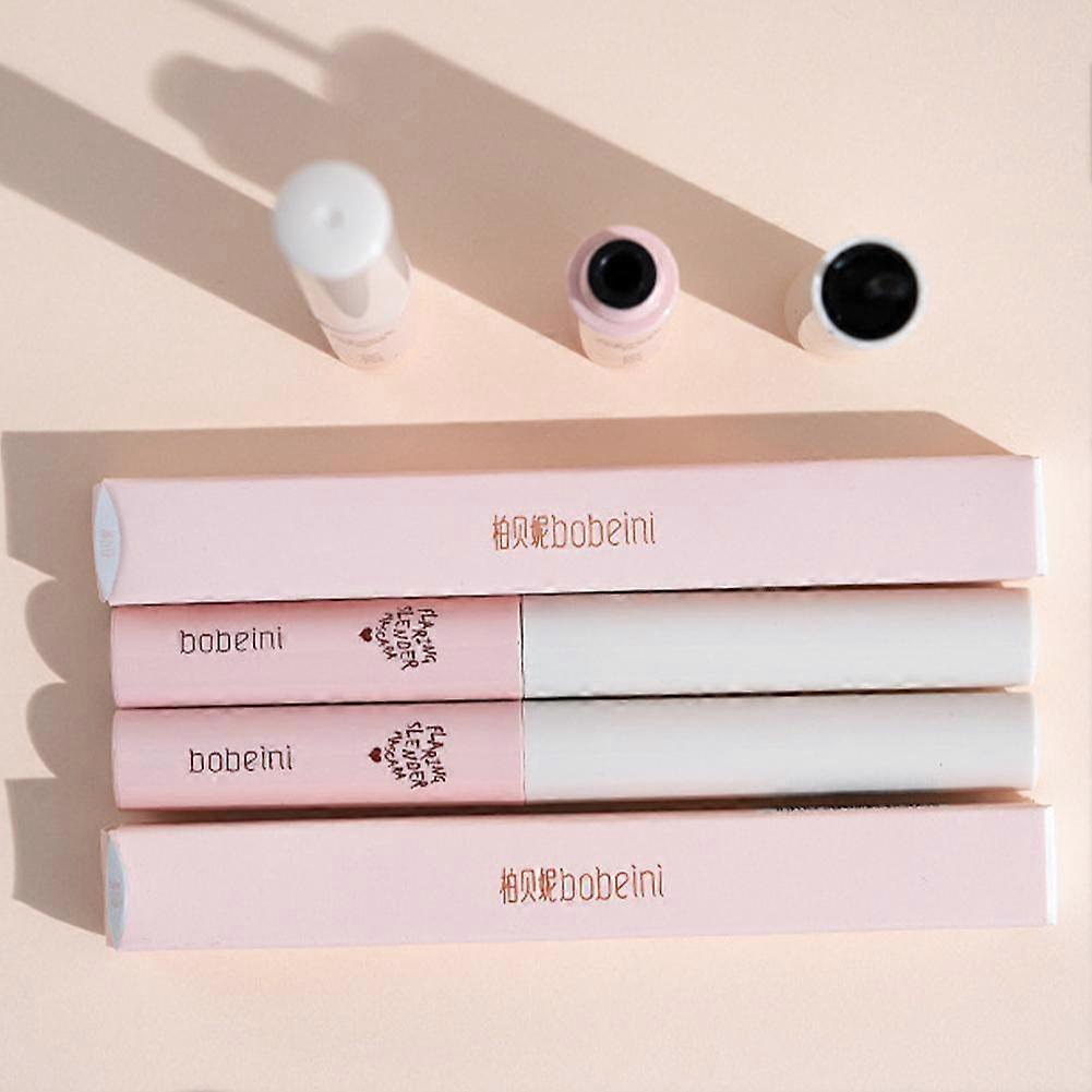 01# Black (Powder Tube) (A)$Mascara Small Brush Head Waterproof Long-lasting Slimming Curl No Smudge Lengthening Encrypted Fine Comb Type Female