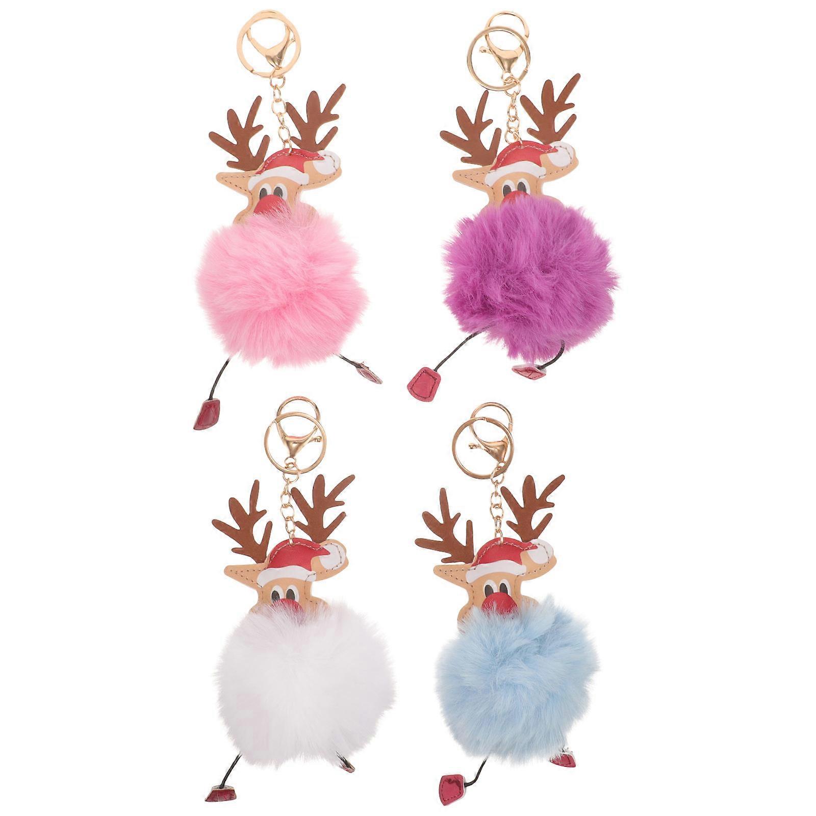 Cute Keychain with Elk Design for Handy Key Organization and