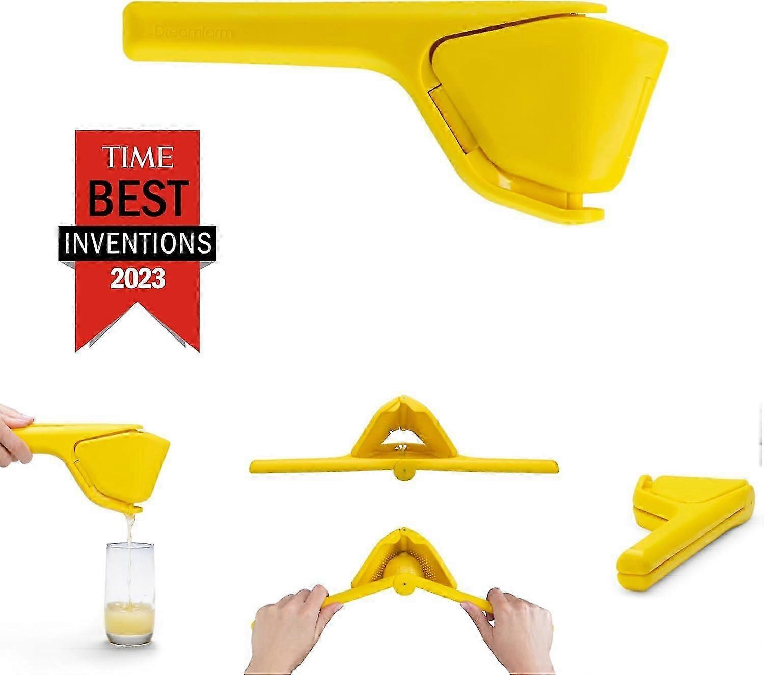 Foldable 10-Inch Lemon Citrus Juicer - Easy to Use & Compact