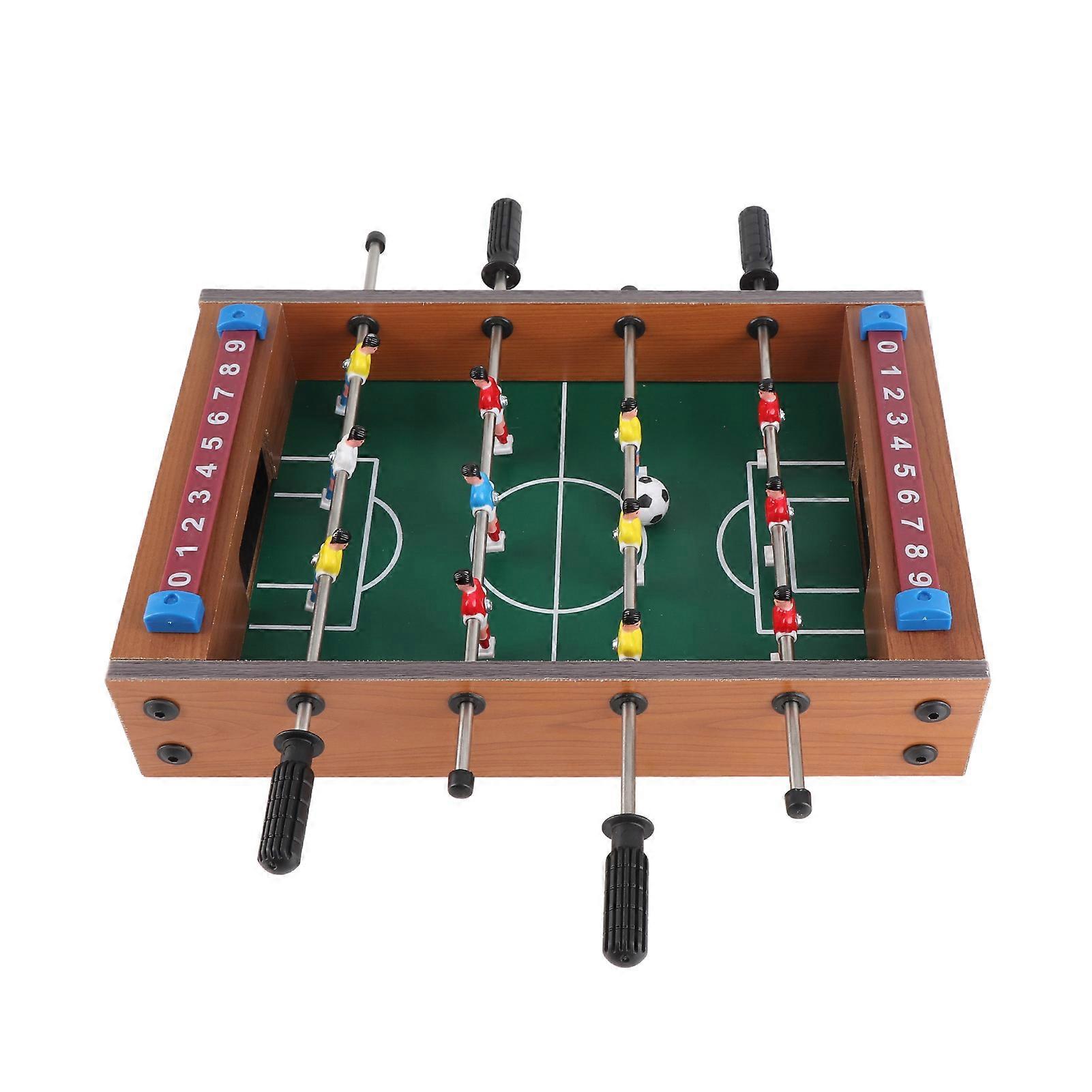Kids Table Football Game Set with 2 Balls Interactive 4 Rows Table Soccer for Adults Kids