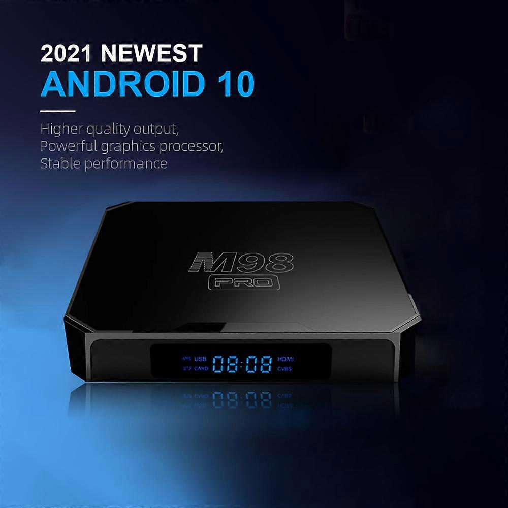 4K Android 10 TVBOX 2023 with Voice Remote, Powerful Storage, Wireless Connection