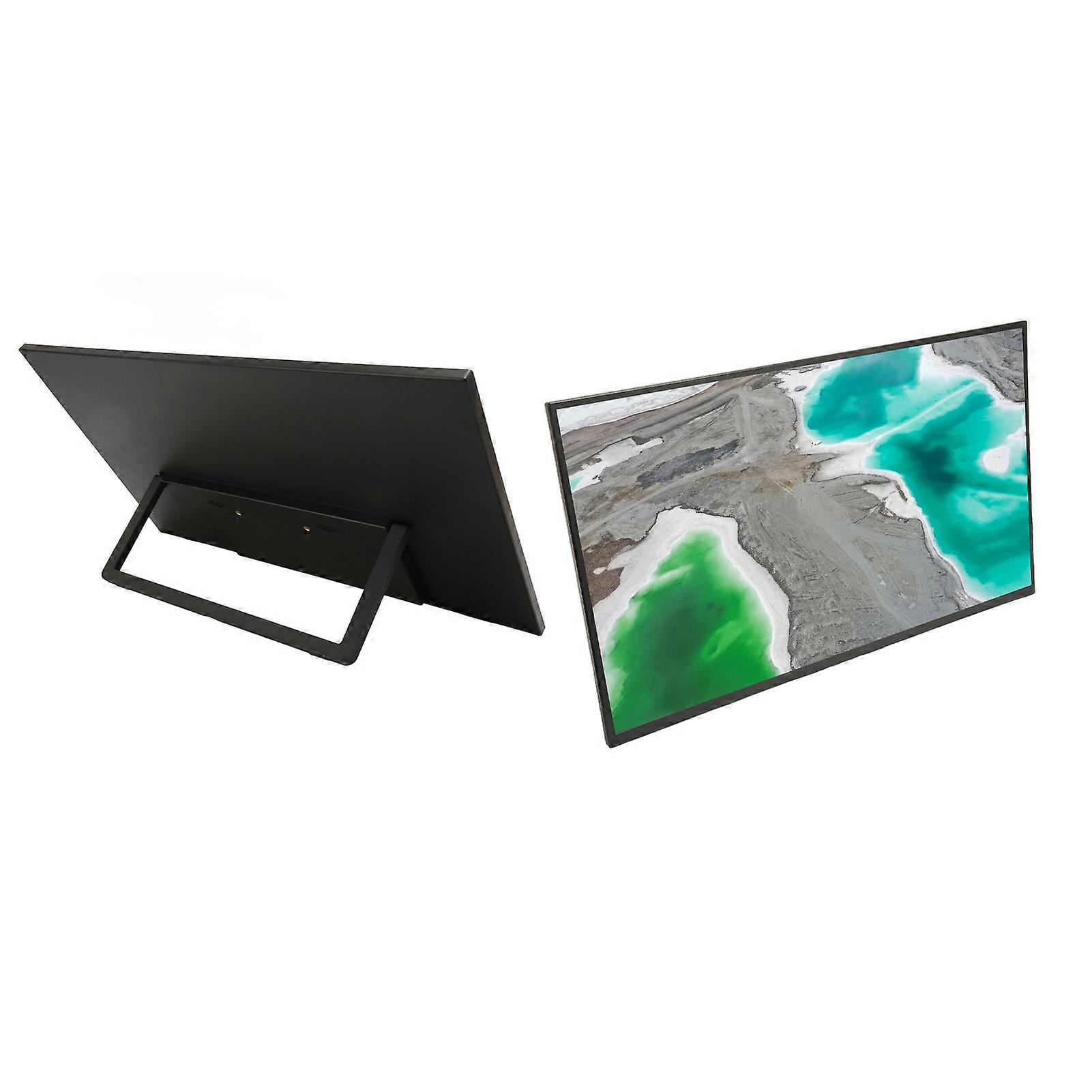 18.5 Inch 100Hz Portable Monitor 1080P FHD IPS Gaming Monitor with Stand for Xbox PC for Switch 100‑240V EU Plug 