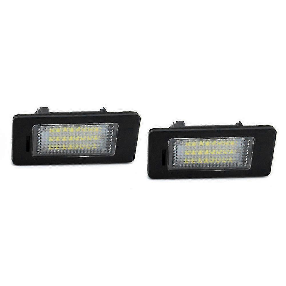 BMW E39 E60 E90 LED License Plate Light 6000K White Pair
