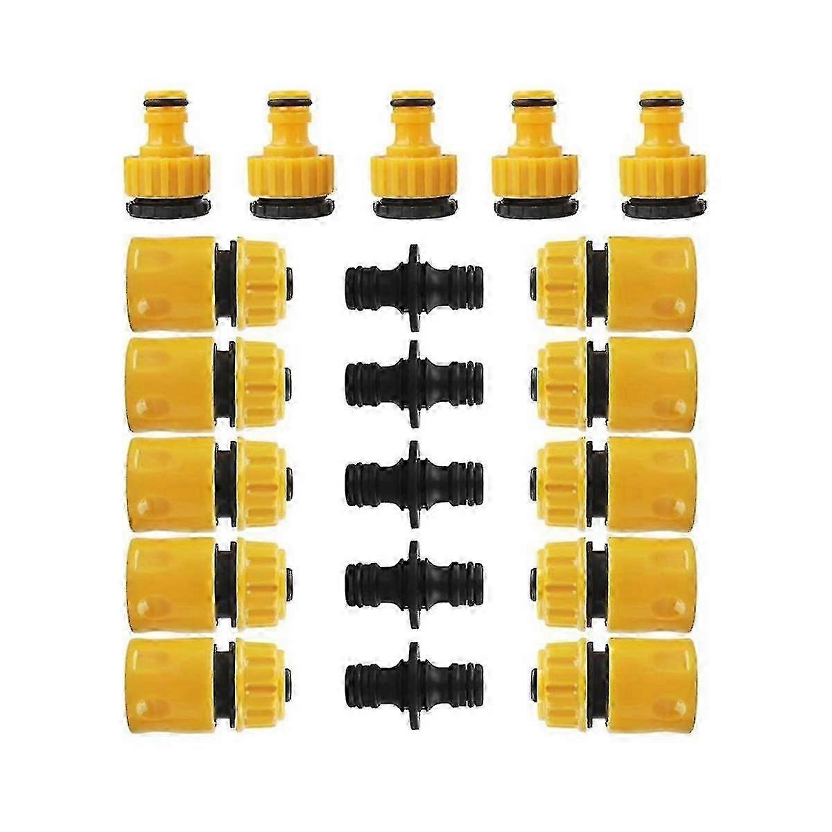 2025 20pcs Garden Hose Connector Set Connector Hose End Connector Hose Connector Extender Hose Quick Connector