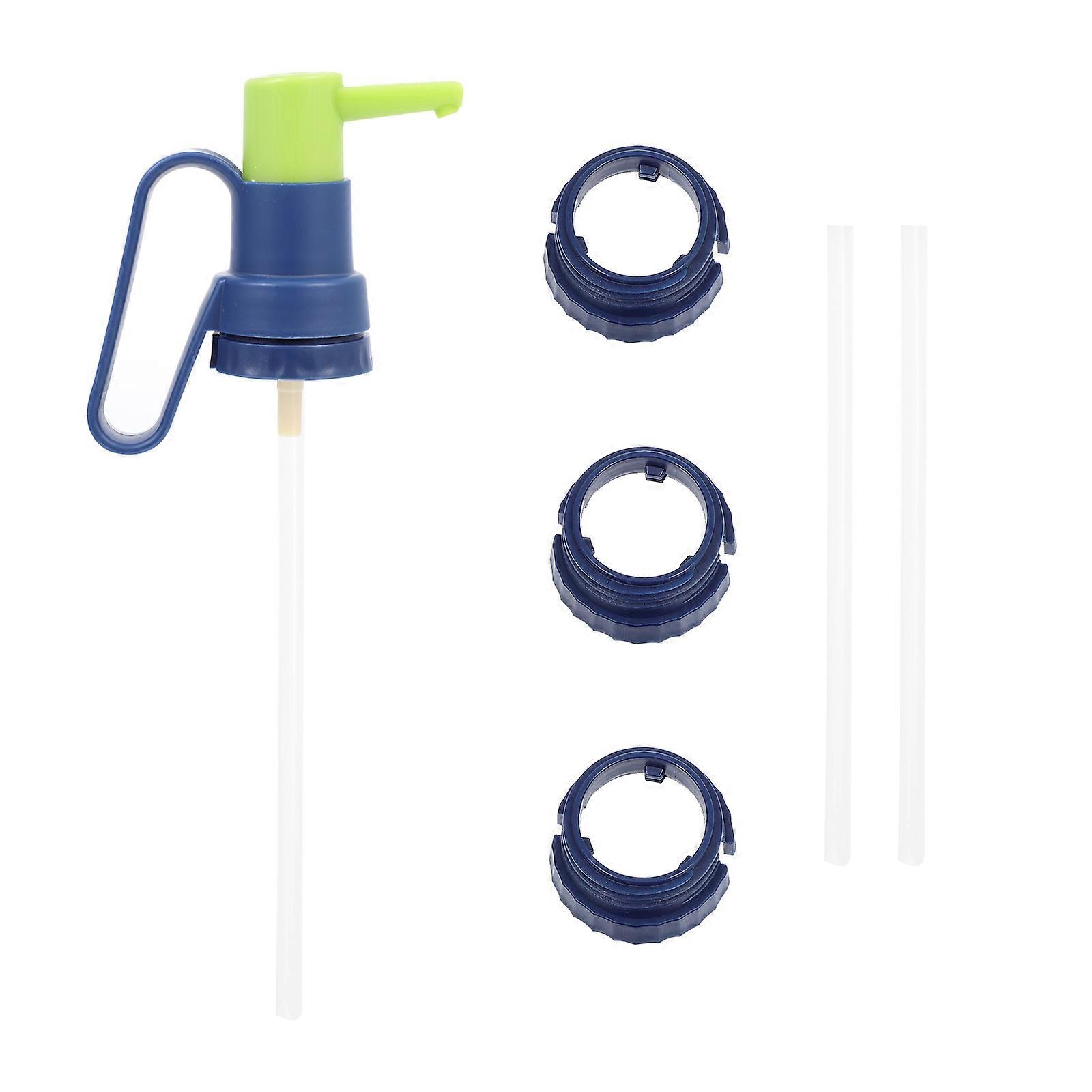 Multi Function Bottle Pump Ketchup Pump Dispenser PP Resin Material Blue Color For Kitchen Use 1Set
