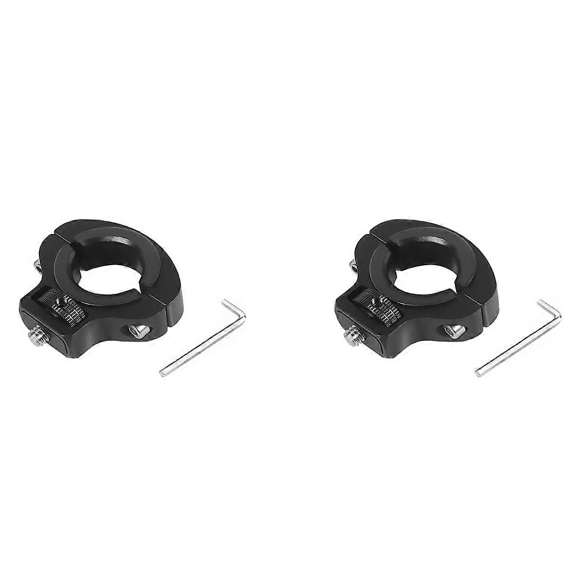 2X Adjustable Anti-Reverse 1/4 Screw Clamp Side Reinforcement Diameter Riding Photography Bicycle Fi